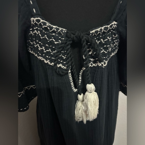 Free People I'm The One Midi Dress in Black with cream
Accents - Size XS - Picture 6 of 10